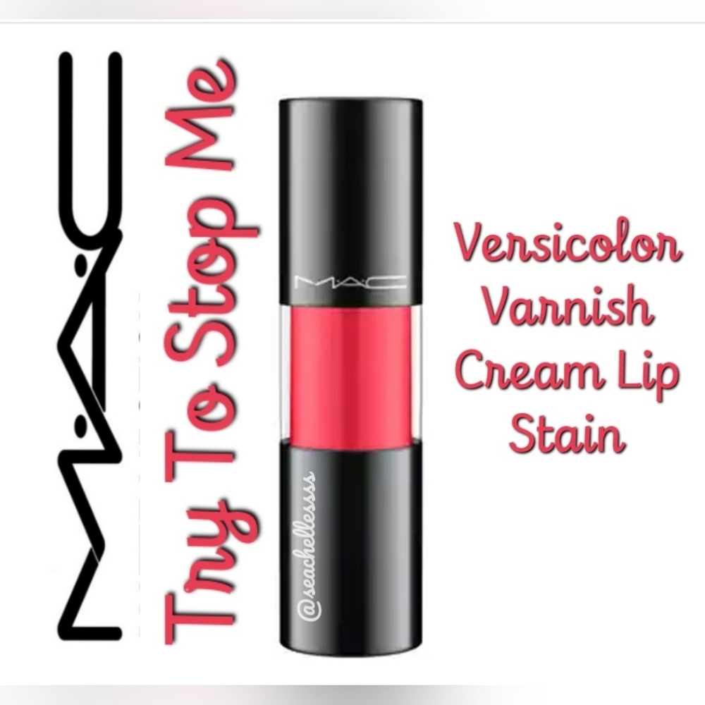 MAC Cosmetics Versicolor Varnish Lip Stain Try To Stop Me Brand New In Box
